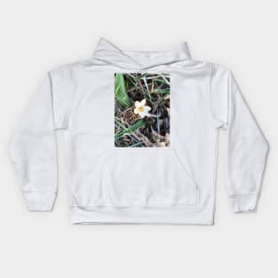 Pale Yellow Crocus Kids Hoodie